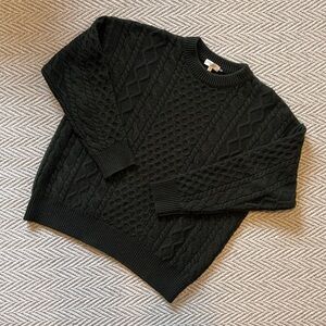 Demylee Tasha Sweater Dark Ivy Cable Knit Sweater